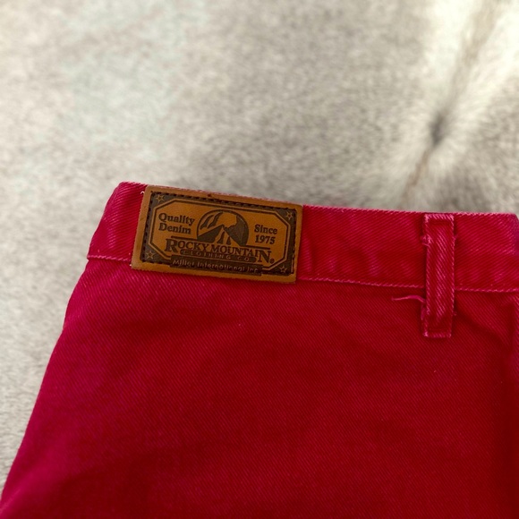 Vintage Red Rockies Size 33 - Picture 1 of 2
